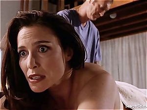 magnificent Mimi Rogers gets her whole figure groped
